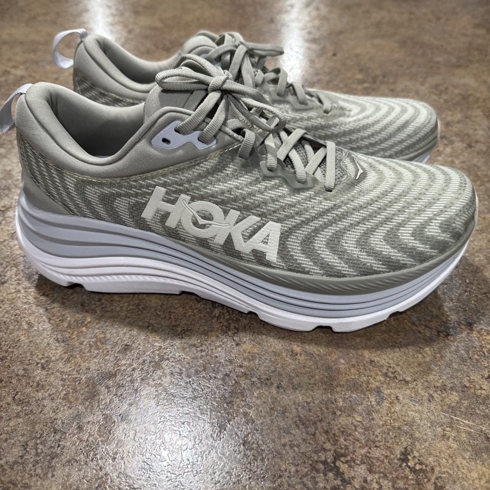 Hoka One Shoes Men's Gaviota 5 Grey Size 11D Running Sport Athletic